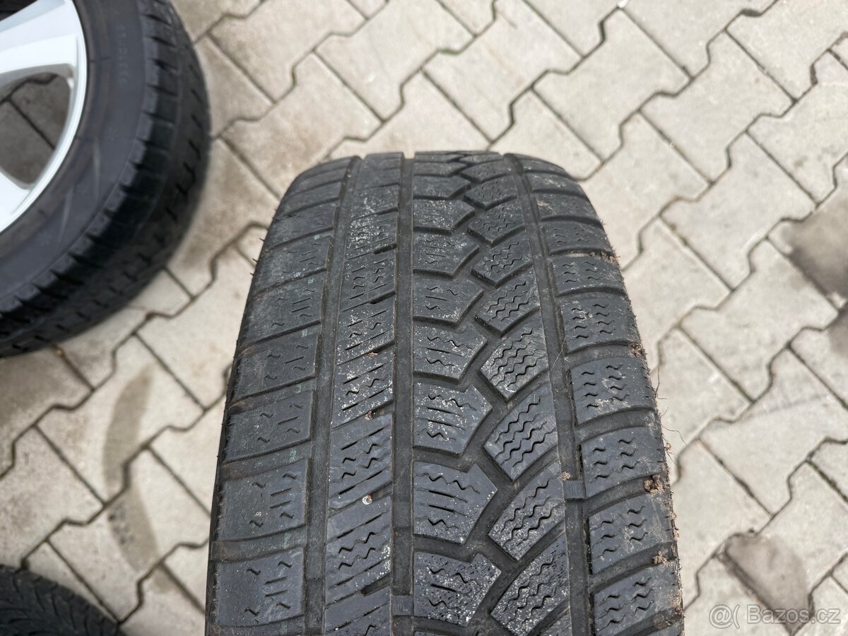 4x al kola 5x108 17 + pneu zimní 225/55 R17 - 7