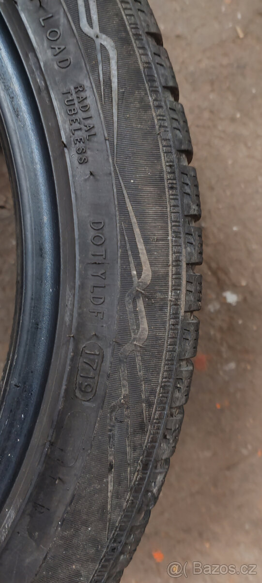 2 zimní pneumatiky NOKIAN 225/45R17 94H 6,00mm - 7