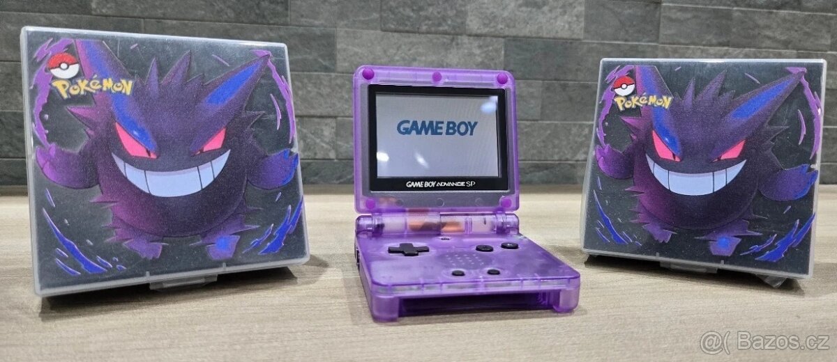 Nintendo Gameboy Advance SP Gengar Pokémon Reshell - 7