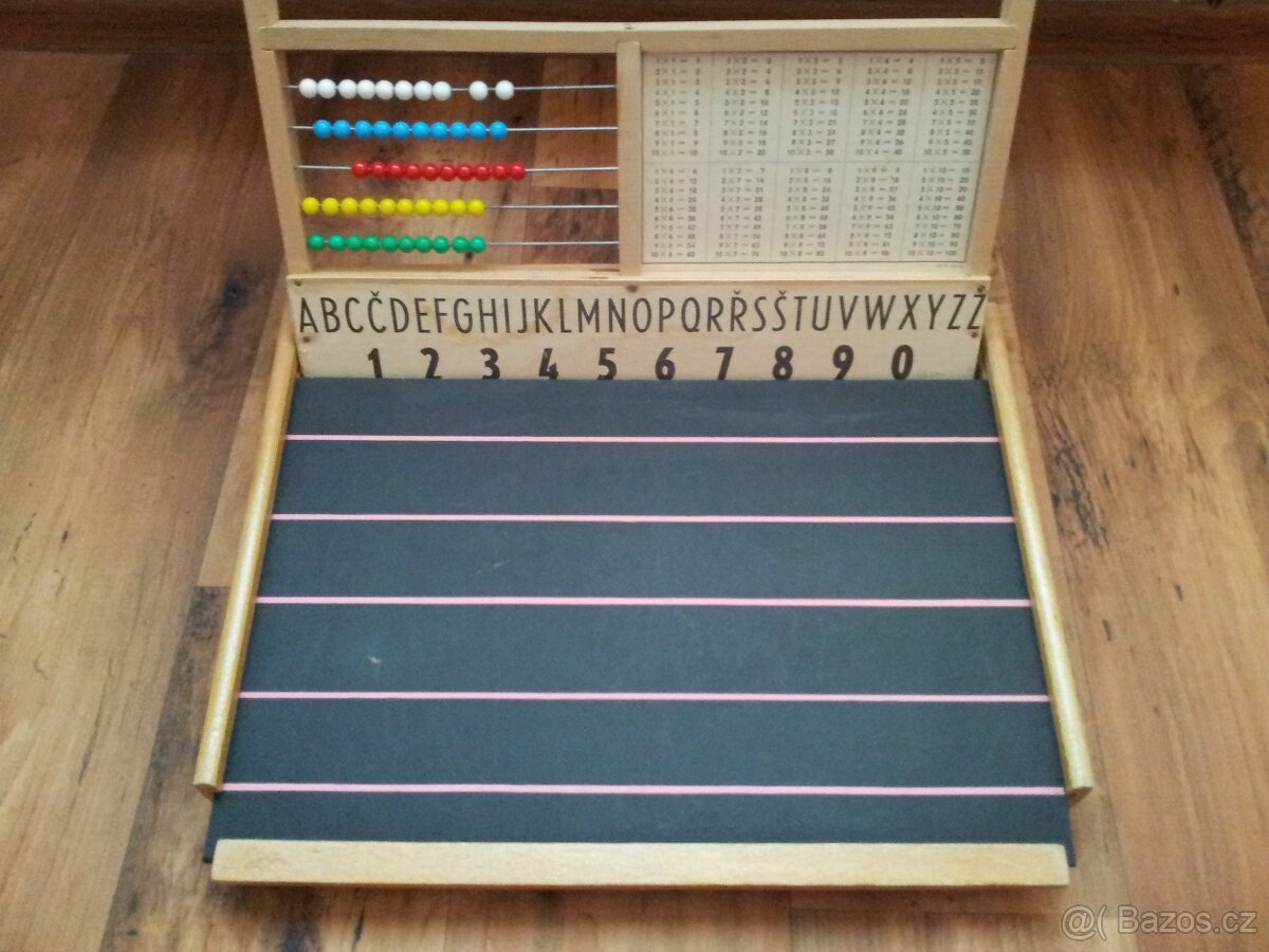 Retro dětské počítadlo - krabicová tabule - 7
