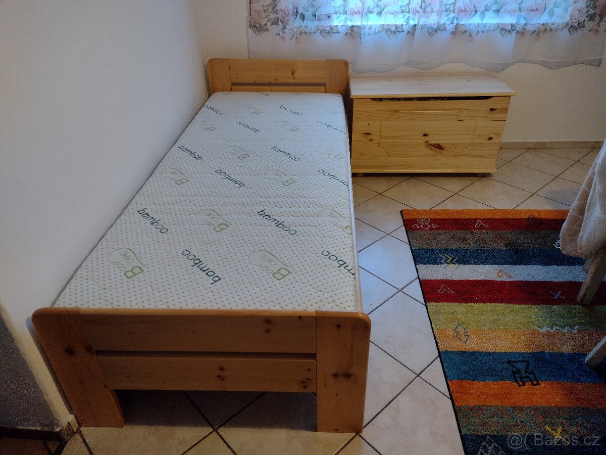 Postel masív 80 cm - 7