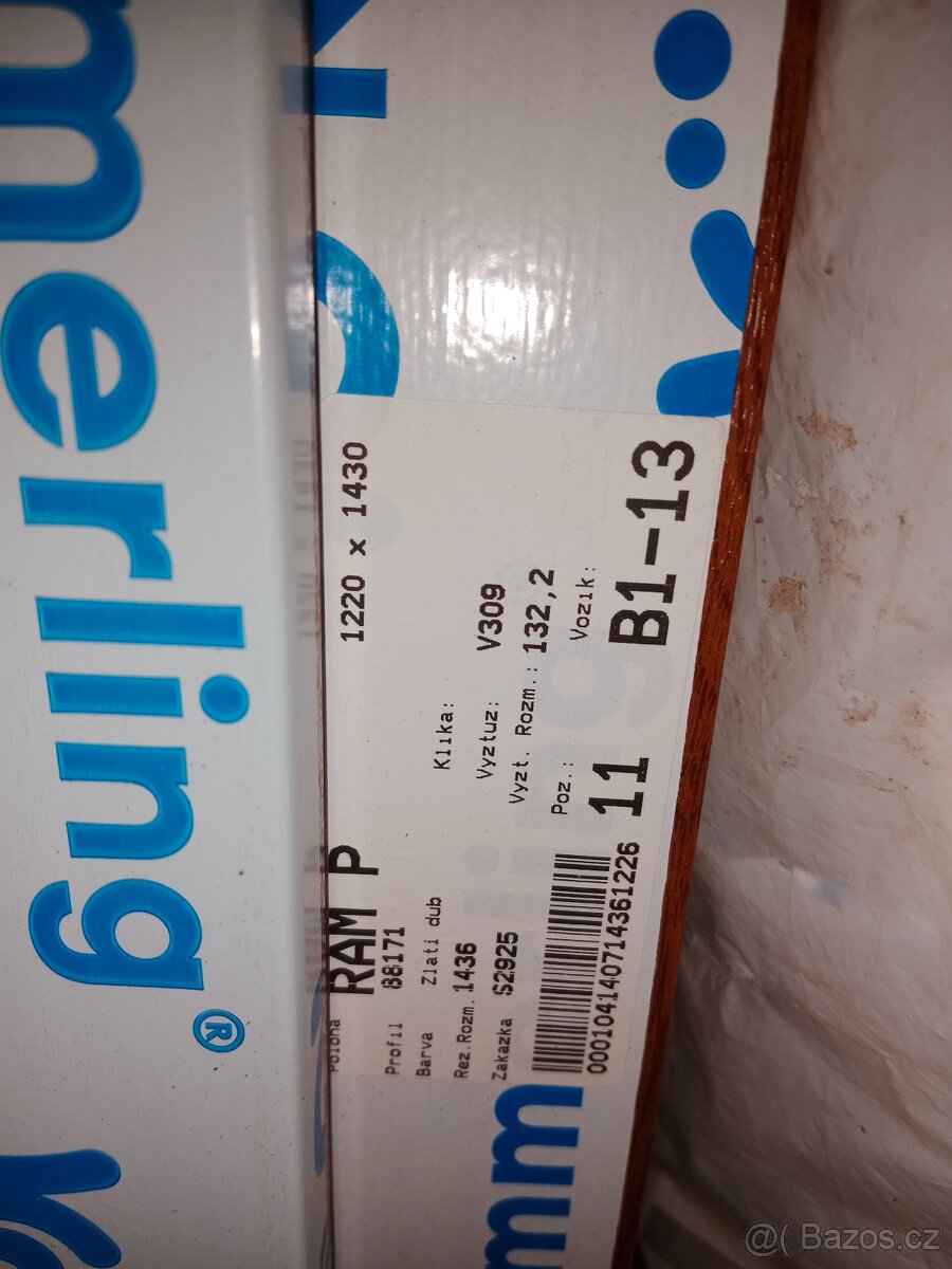 Prodám plast.okna 3 sklo 1220x1430 - 7