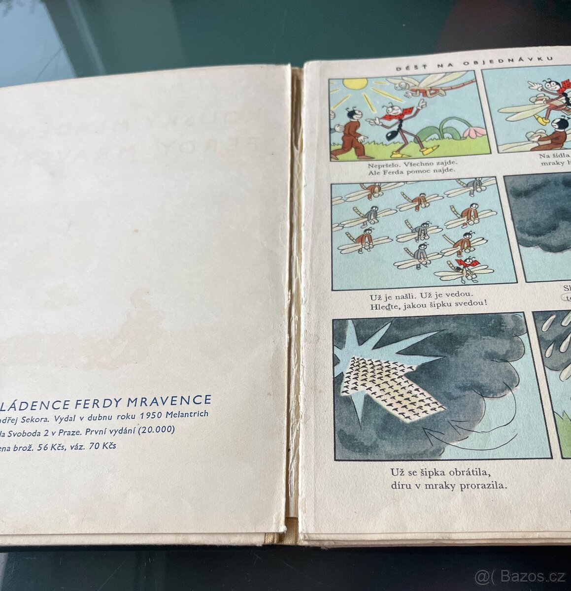 První vydání Ferdy Mravence (1950) + 2 knihy - 7