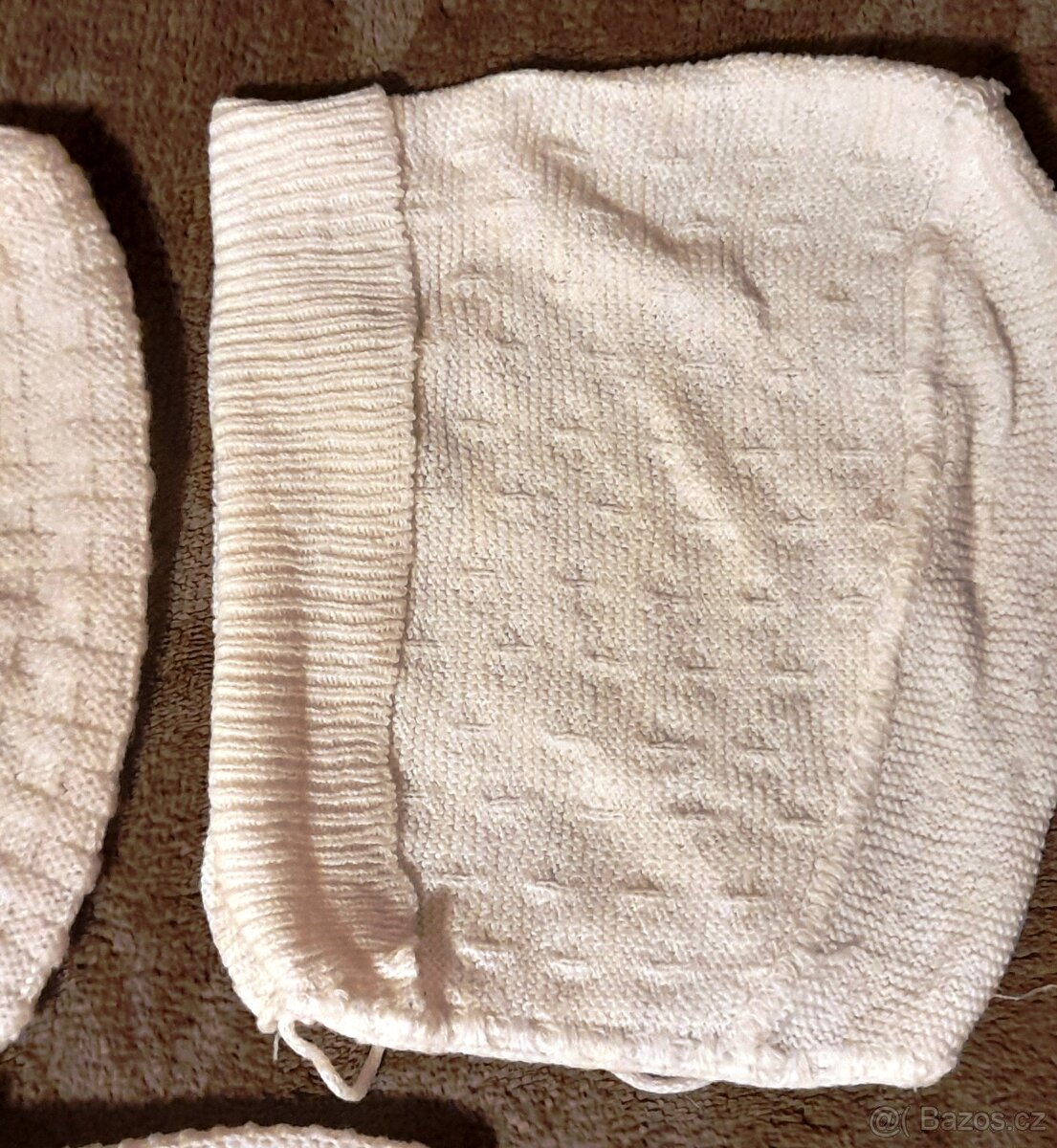 3x retro čepička pro miminko. - 7