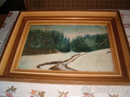 Starší obrazy, vyšívaný obrázek - 7