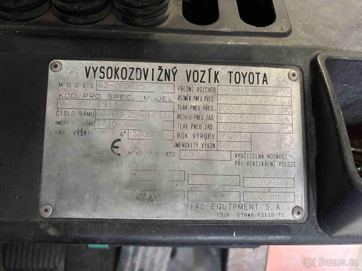 VZV Toyota 2,5T - 7