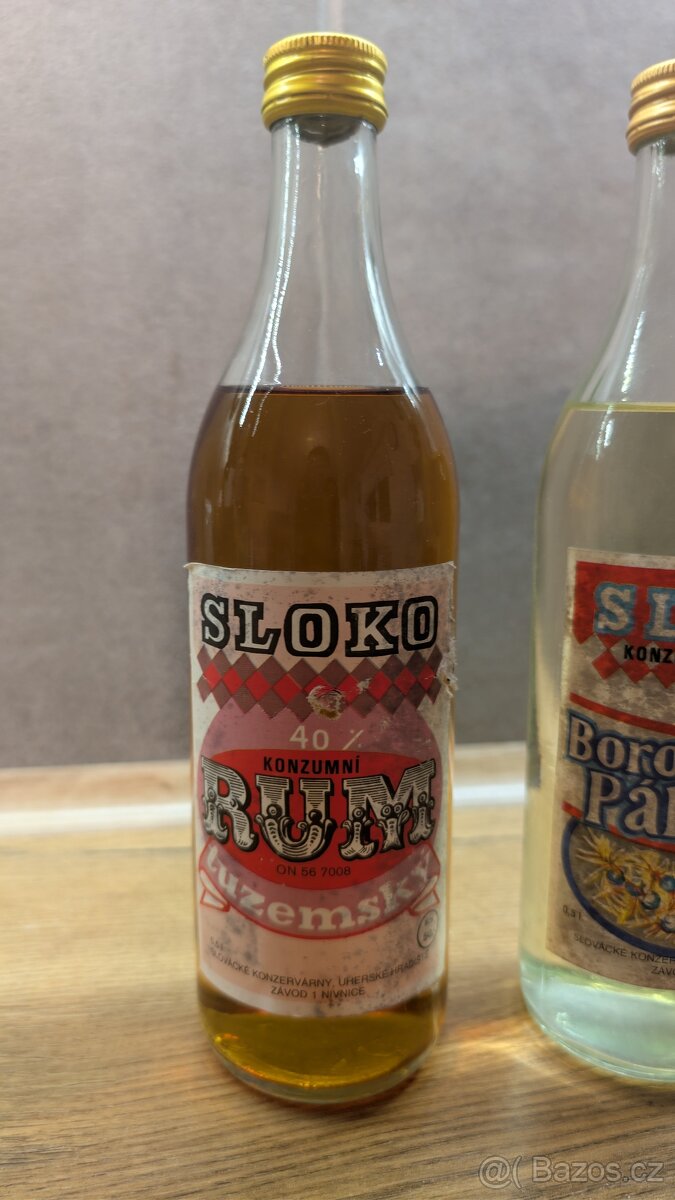 retro set Sloko ČSSR – Rum a Borovička - 7