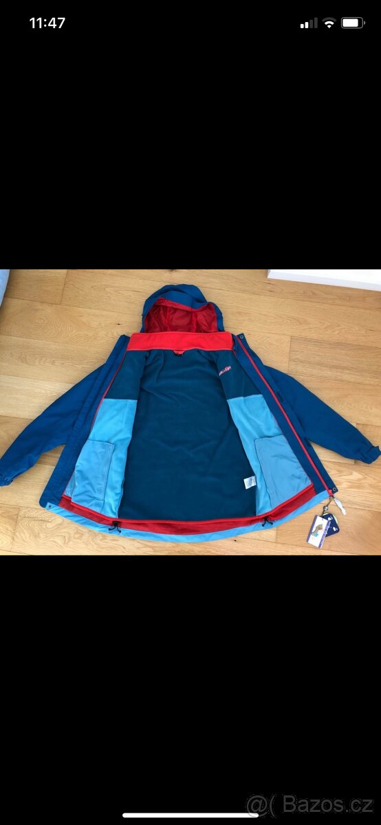 Outdoorová bunda Trollkids 176 nová 3v1 - 7