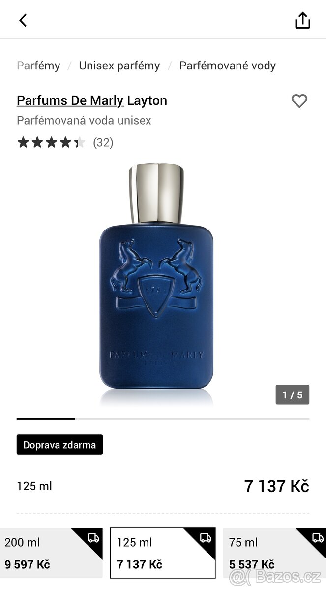 60% SLEVA - Parfém Parfums de Marly Layton 125ml (nový) - 7