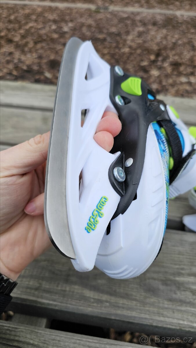 Prodám rostoucí lední brusle XS vel. (29-32) jako nové - 7