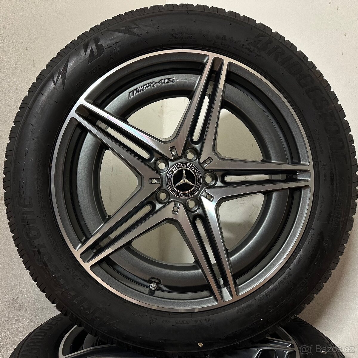 MERCEDES EQC AMG 5x112 R19 ET34+ZIMNÍ 235/55R19 7mm - 7