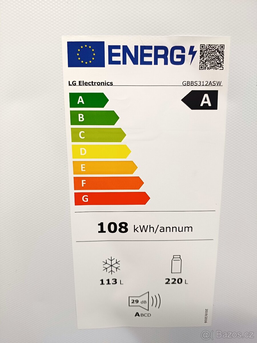 Nová lednice LG 186 cm, NoFrost, ZÁRUKA - 7