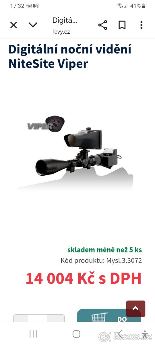 Noční vidění NITE SITE VIPER - 7