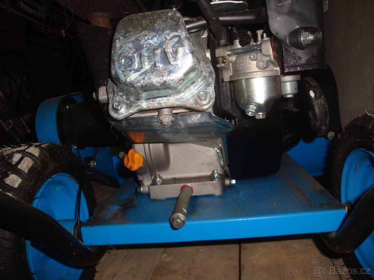 benzínová sněhová fréza nová - gumový šnek - 7