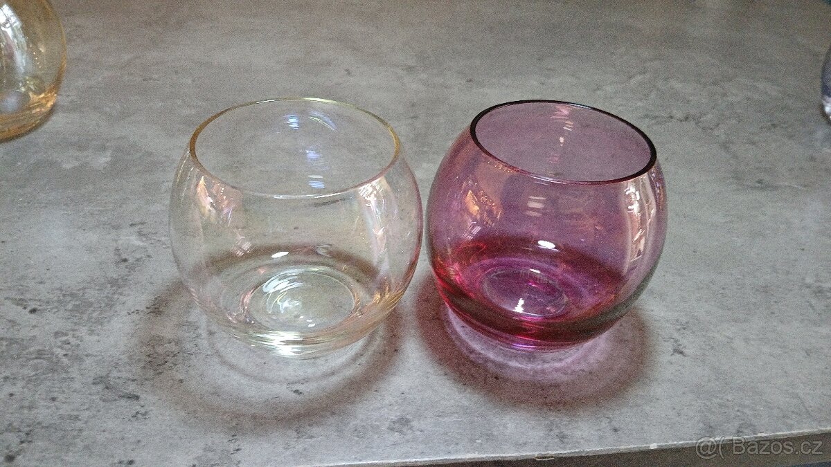 Retro kulovité sklenky na whisky 200ml - 7