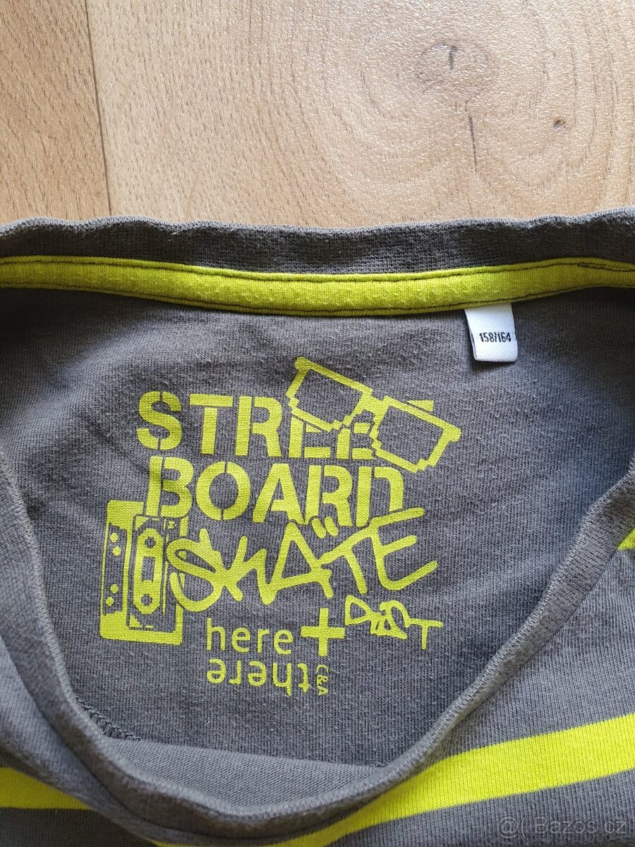 Dvě chlapecká trička dlouhý rukáv 158/164 - 7