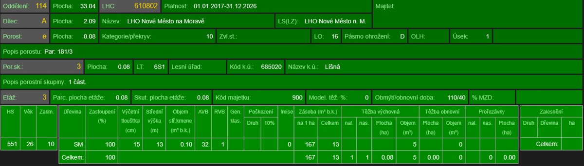 Prodej lesních pozemků k.ú. Líšná - 7