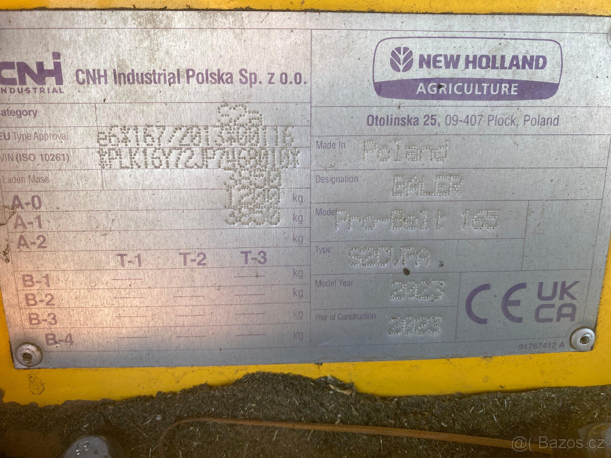 lis New Holland Pro Belt 165 - 7