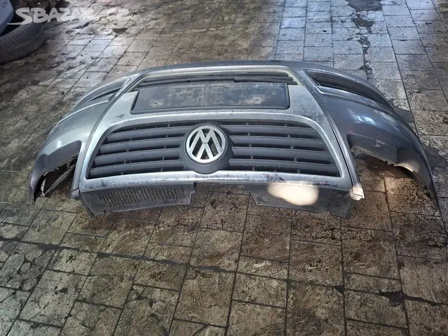Přední nárazník VW Passat B6 šedý - 7