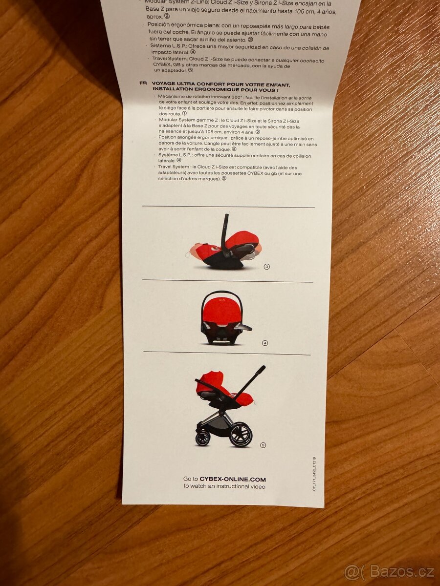 Prodám autosedačku Cybex (vajicko)Nová - 7