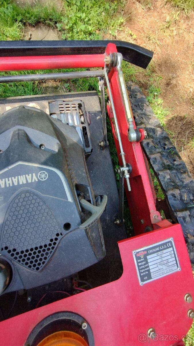 Svahová sekačka na dálkové ovládání. - 7