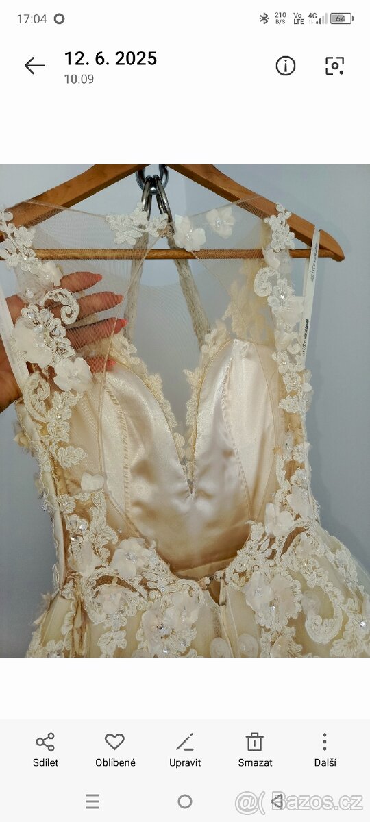 Plesové či svatební šaty - 7