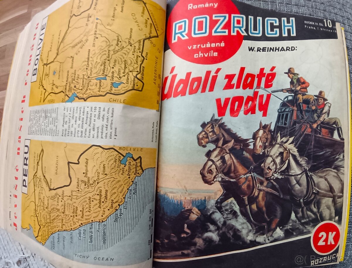 10 x vázaný starý časopis Rozruch 5.. - 7