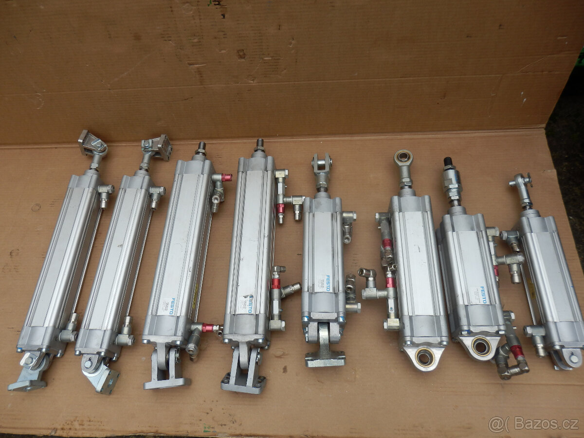 Pneumatický válec dvoučinný. - 7