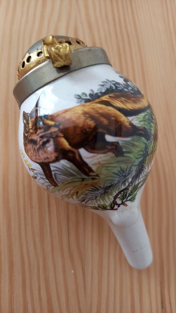 Keramická dýmka Liška - hlavička - 7