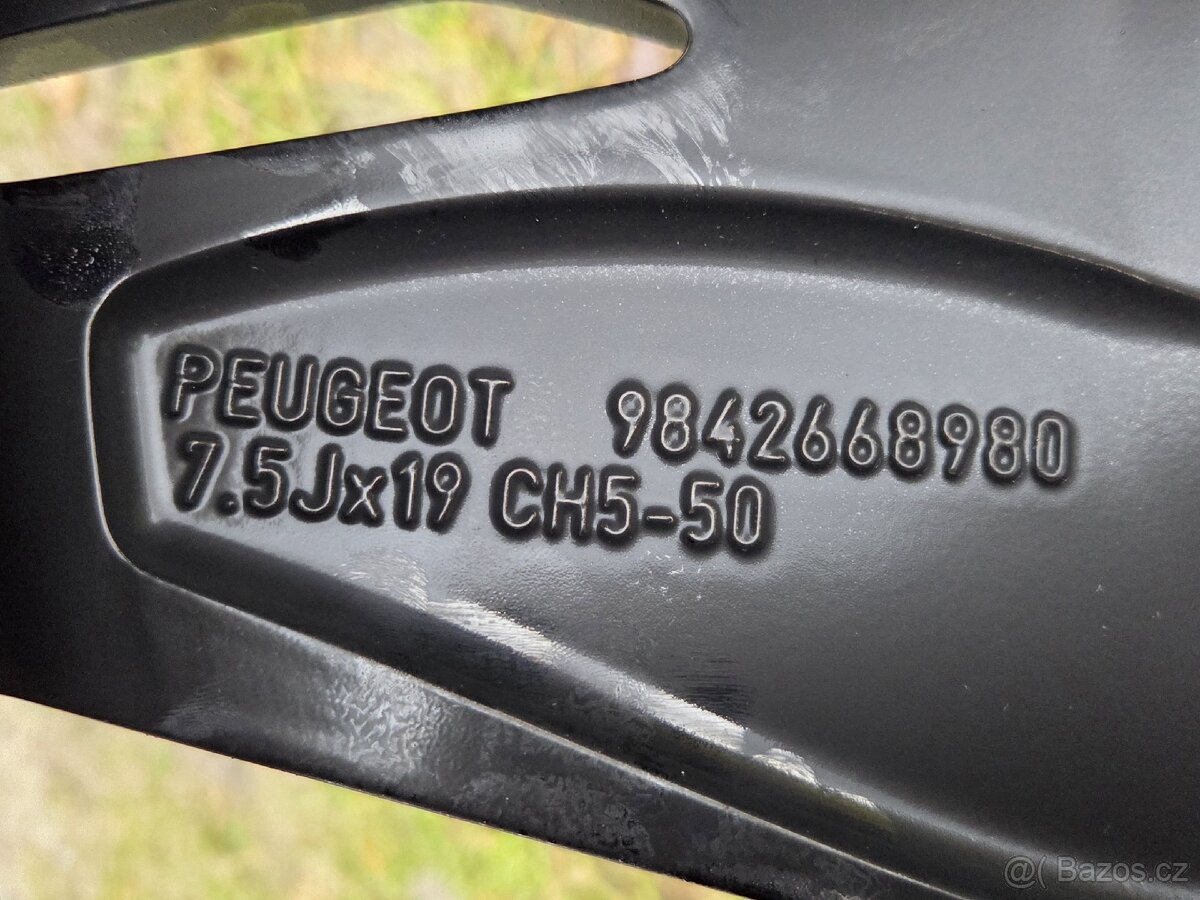 Nová orig.alu sada 19" Peugeot 3008, 5008 pneu 225/55/19 - 7