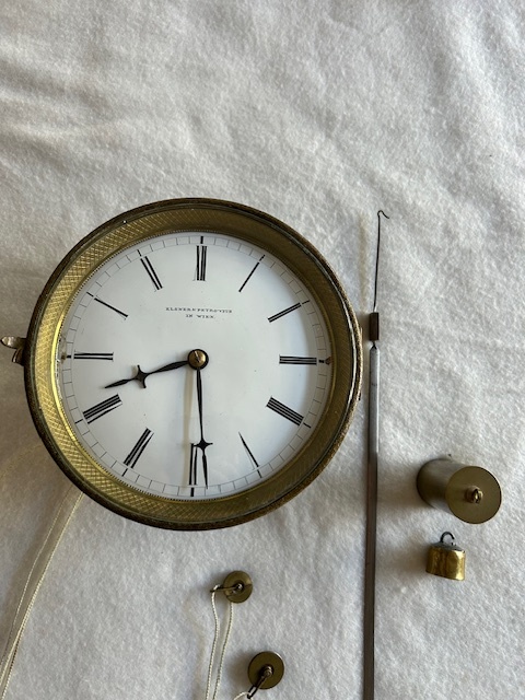 Nástěnné hodiny biedermeier - originál. - 7