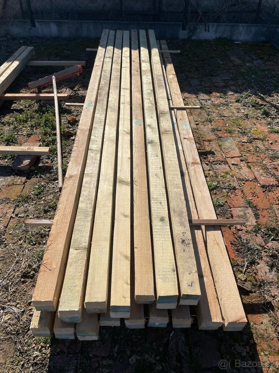 Smrkové hranoly 390x10x8 cm - 7