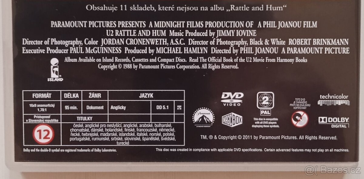 U2 - RATTLE & HUM (DVD) - 7