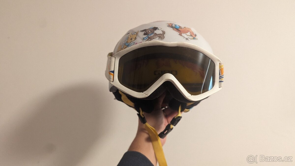 Lyžařská helma s brýlemi pro dítě 3-7 let - 7