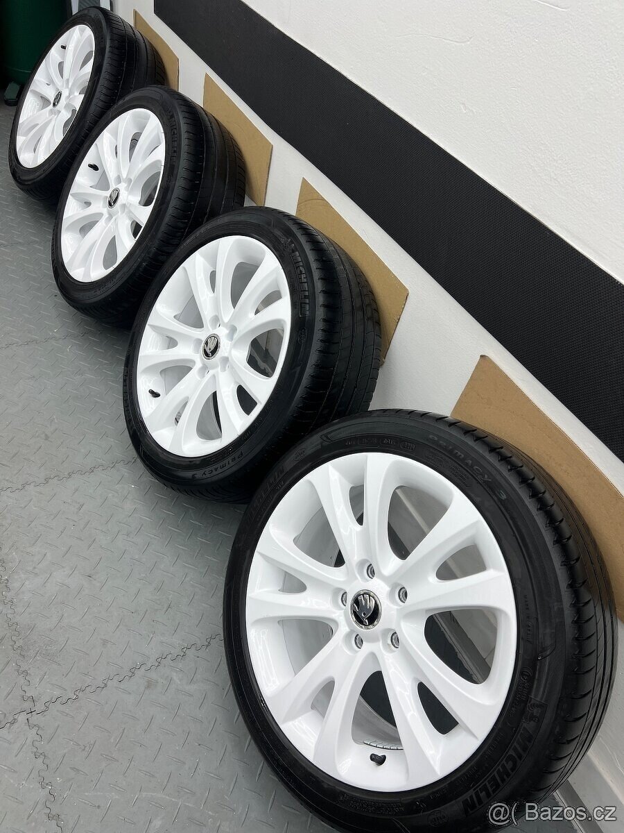 Originál Škoda Alu Trifid R17 5x112 NOVÝ KOMAXIT - 7