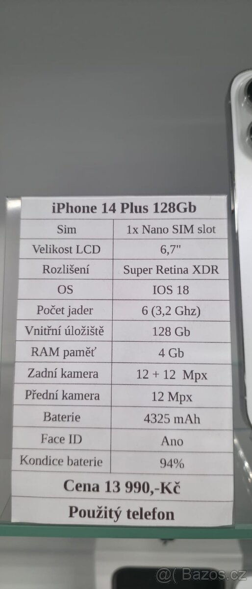 iPhone 14 Plus 128Gb fialový - 7