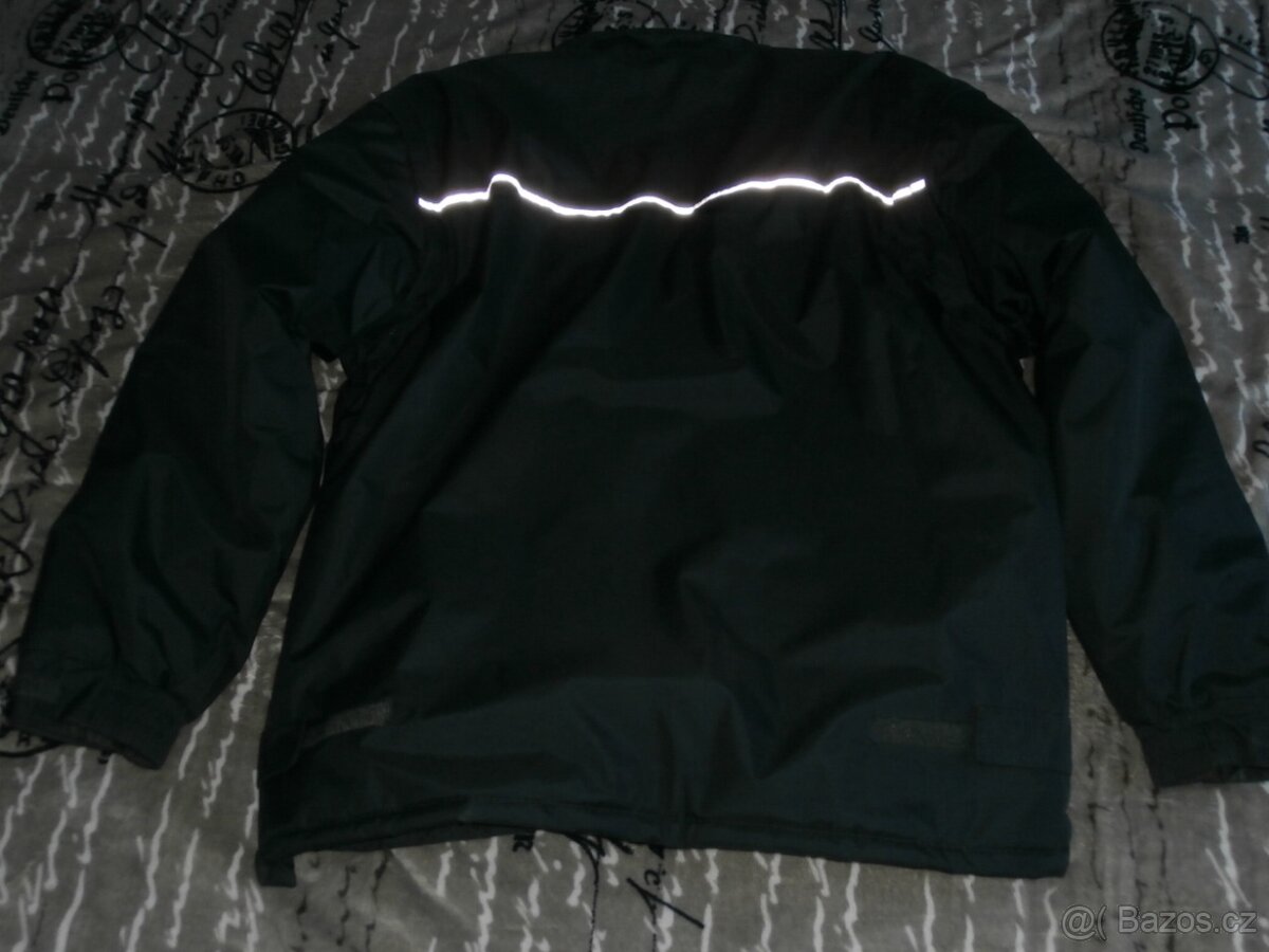 Zimní bunda vel. L , pracovní s reflexními prvky - 7