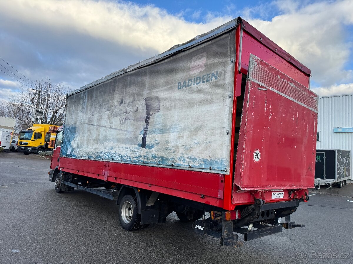 MAN TGL 8.180, valník s plachtou,čelo - 7