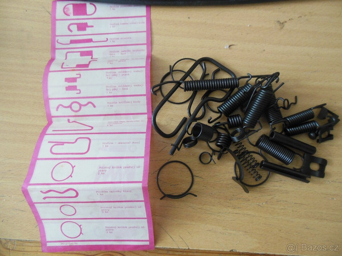 Zapalovací cívka, třmem zadní nápravy.pružiny, ložisko - 7