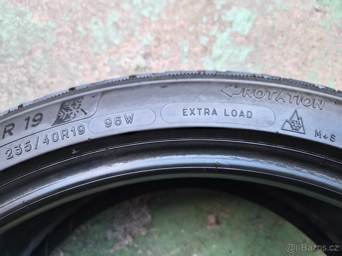 Pár zimních pneu Michelin Pilot Alpin 5 235/40 R19 XL - 7