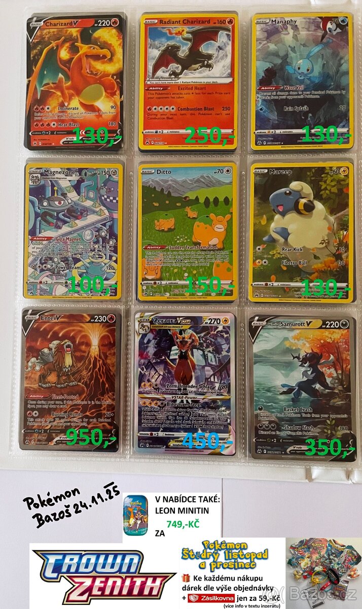 KUSOVÉ KARTY TCG POKÉMON (ORIGINÁL KARTY) (2) - 7