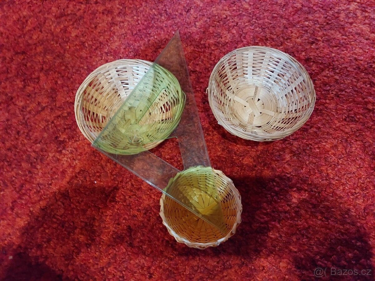 proutěné košíčky - 7