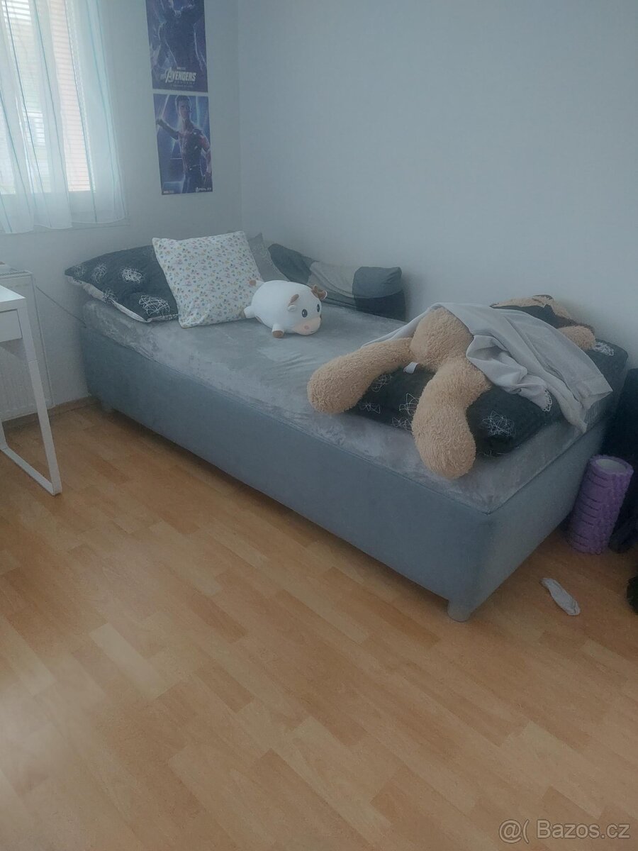 Jednolůžková postel 90x200 - 7