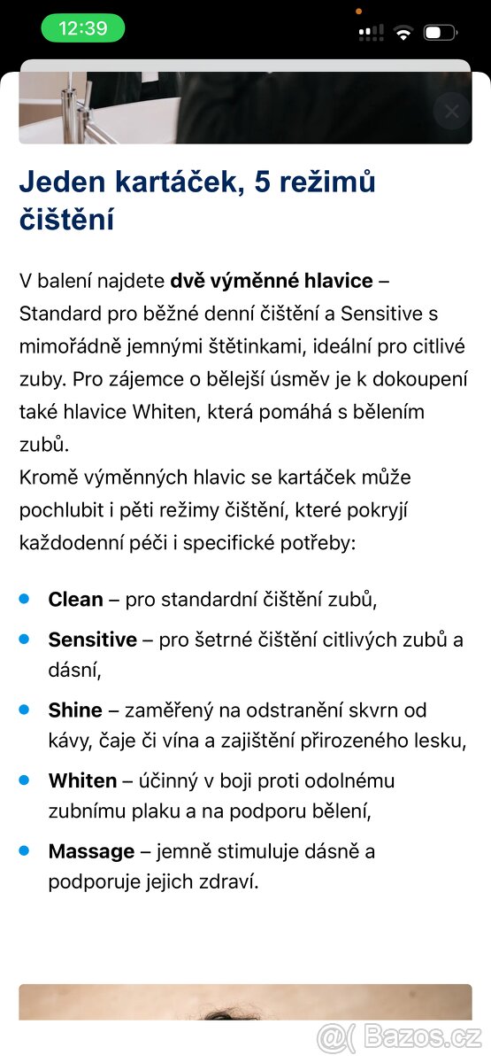 Elektrický zubní kartáček - 7