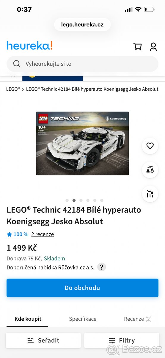 Lego technic 42184 koenigsegg jesko absolut - 7