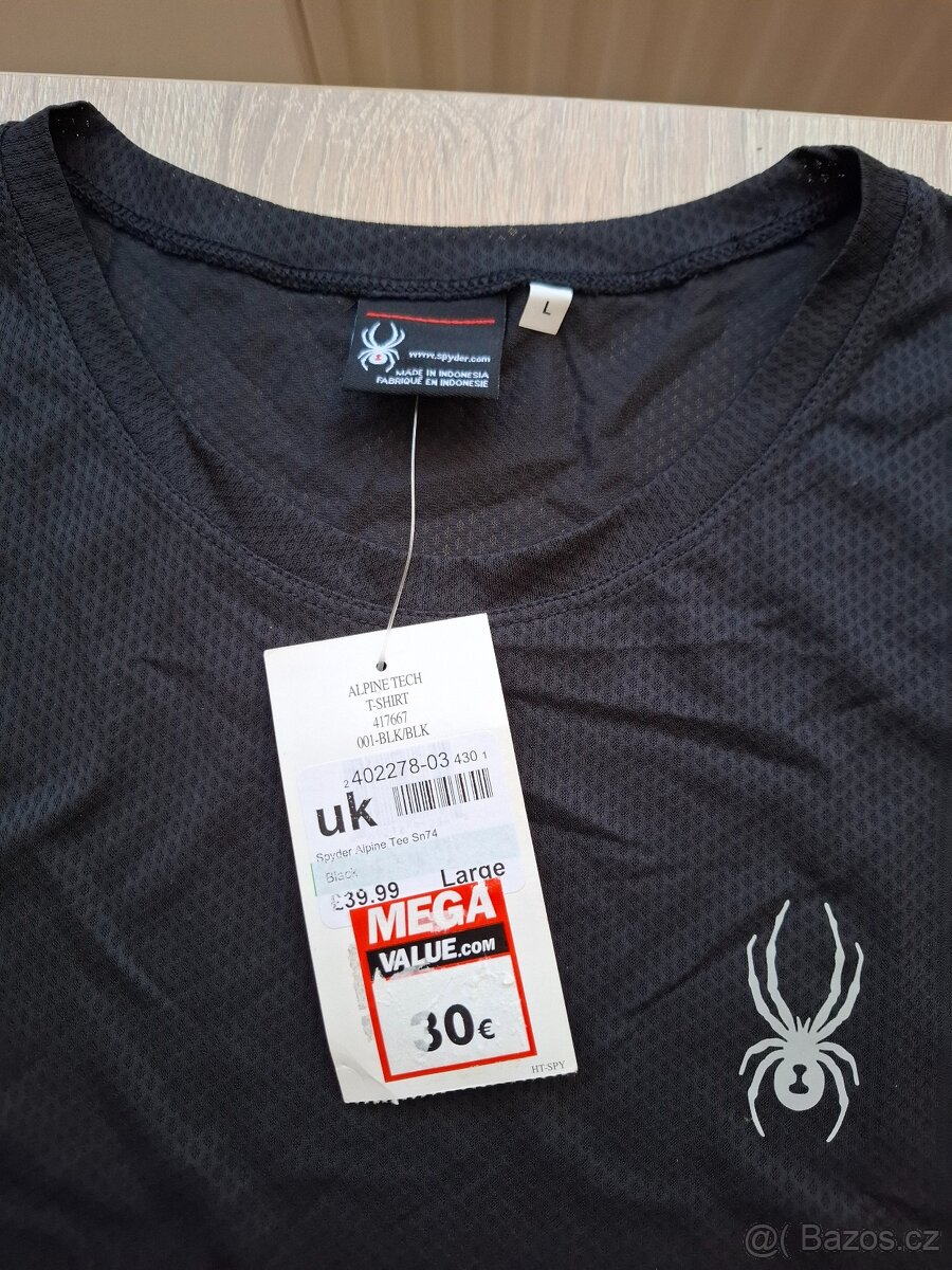 Funkční triko Spyder koupeno v ČR - 7