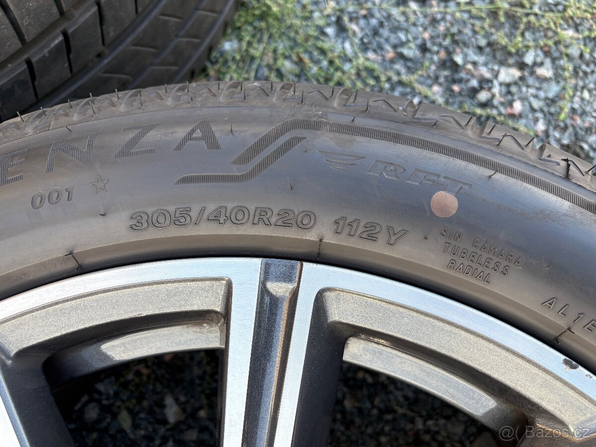 R20 LETNÍ SADA M-PAKET BMW X5 G05 BRIDGESTONE ZÁNOVNÍ PNEU - 7