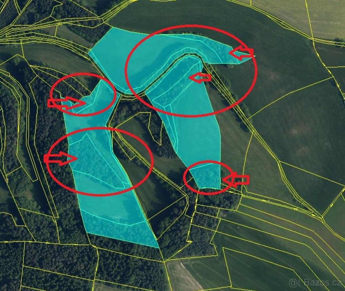 Prodám pozemky v katastrálním území Český Dub - 7