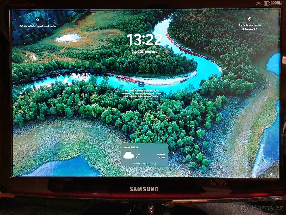 Monitor Samsung SyncMaster T220 plně funkční + kabely - 7