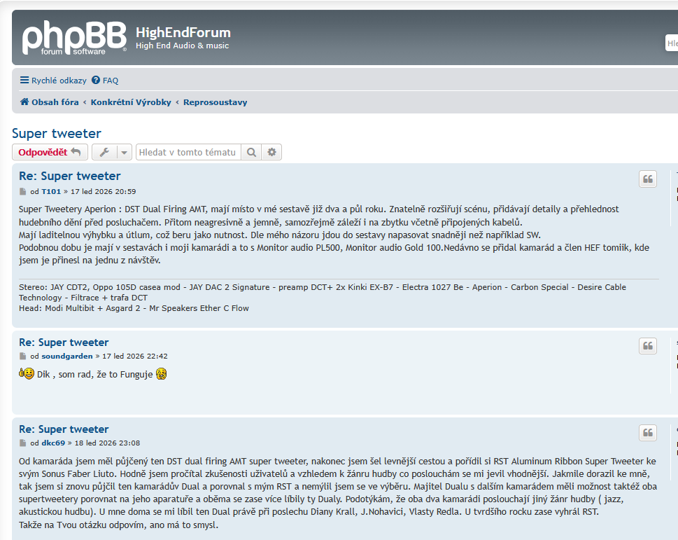 APERION AUDIO DUAL AMT Super Tweeter - 7